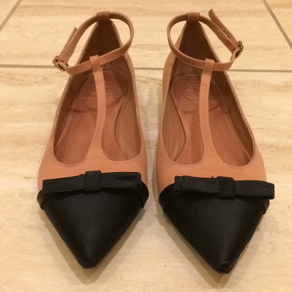 Tory Burch Shoes - TORY BURCH Leoni T- strap ballet flats